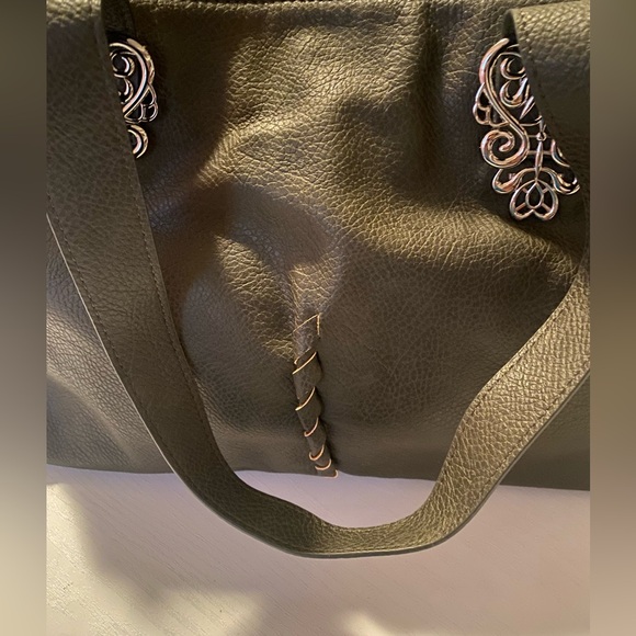 Kensie Dark Olive Green Purse/Tote - Picture 15 of 16